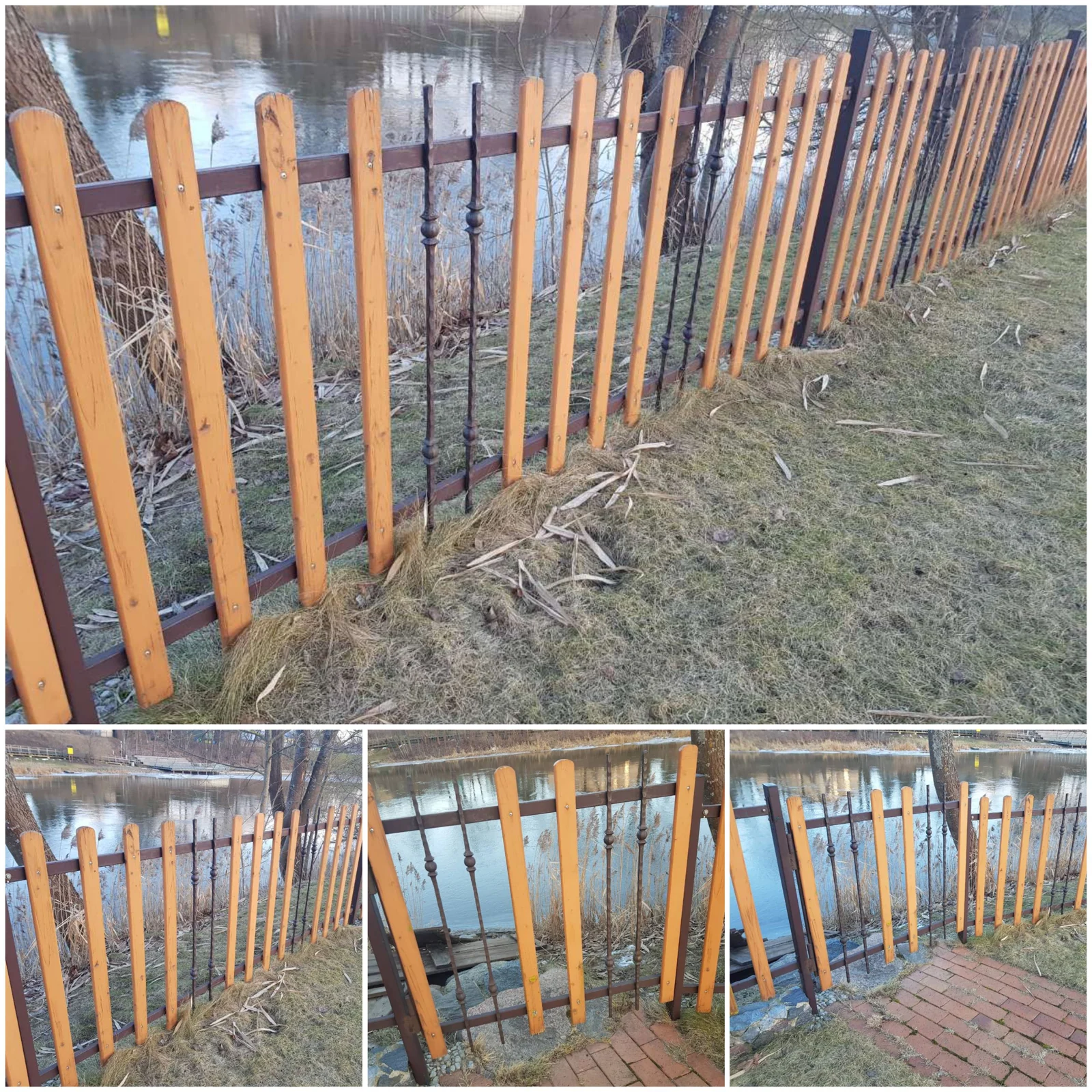 Vertikalaus užpildo tvorų pavyzdžiai